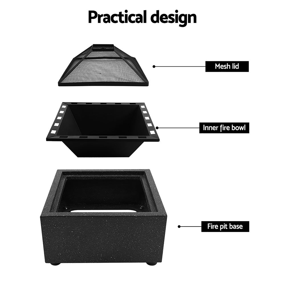 Grillz Outdoor Fire Pit