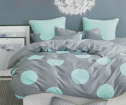 Circles King Size Duvet Doona Quilt Doona Duvet Cover Set