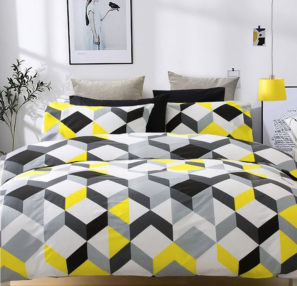 Jensson King Size Duvet Doona Quilt Cover Set